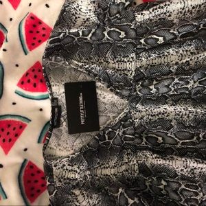 PLT snake print t shirt dress